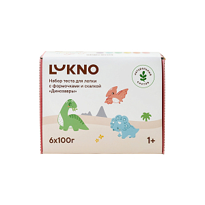 Набор теста для лепки LUKNO с аксессуарами "Динозавры"